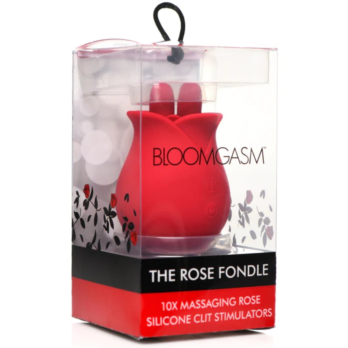 Bloomgasm The Rose Fondle 10X Massaging Rose Silicone Clit Stimulator