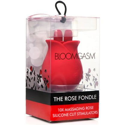 Bloomgasm The Rose Fondle 10X Massaging Rose Silicone Clit Stimulator