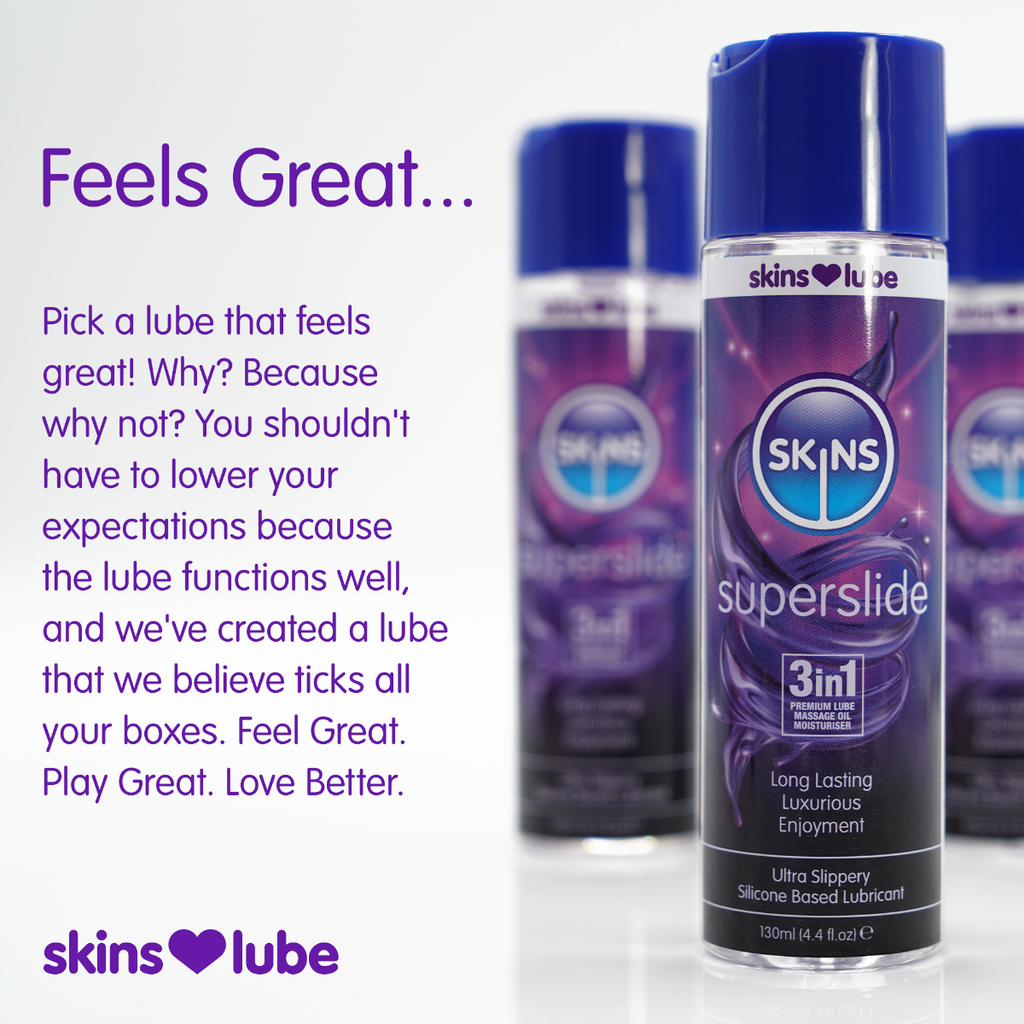 Skins Superslide 3 in 1 Silicone Based Lubricant 130ml