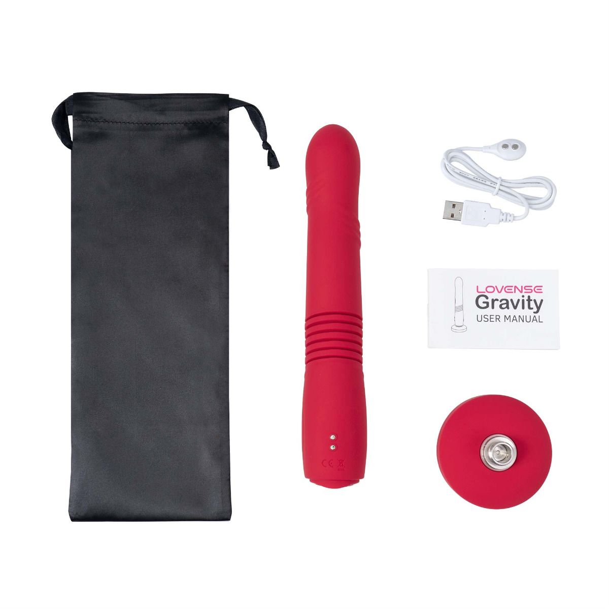 Lovense Gravity Thrusting & Vibrating Dildo
