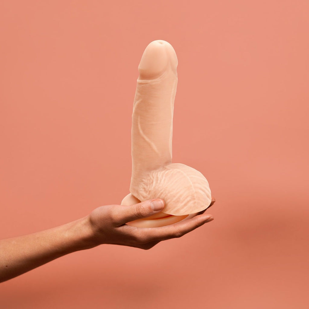 Ultra Cock Dual Density Dildo with Balls