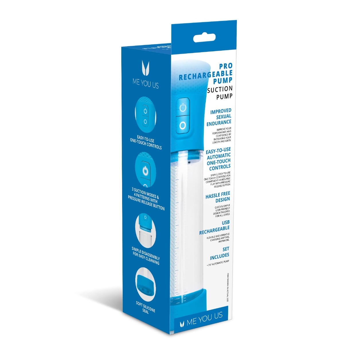 Me You Us Pro Rechargeable Suction Penis Pump