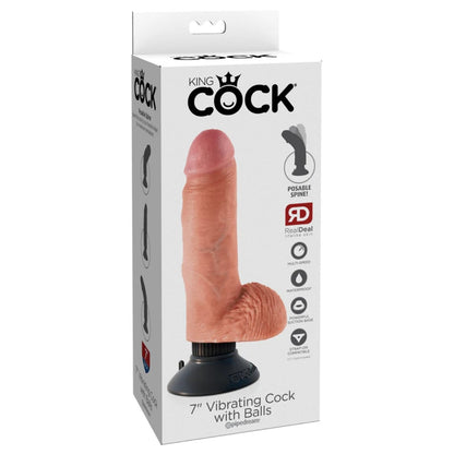 King Cock Vibrating Cock with Balls
