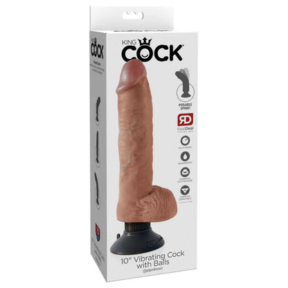 King Cock Vibrating Cock with Balls