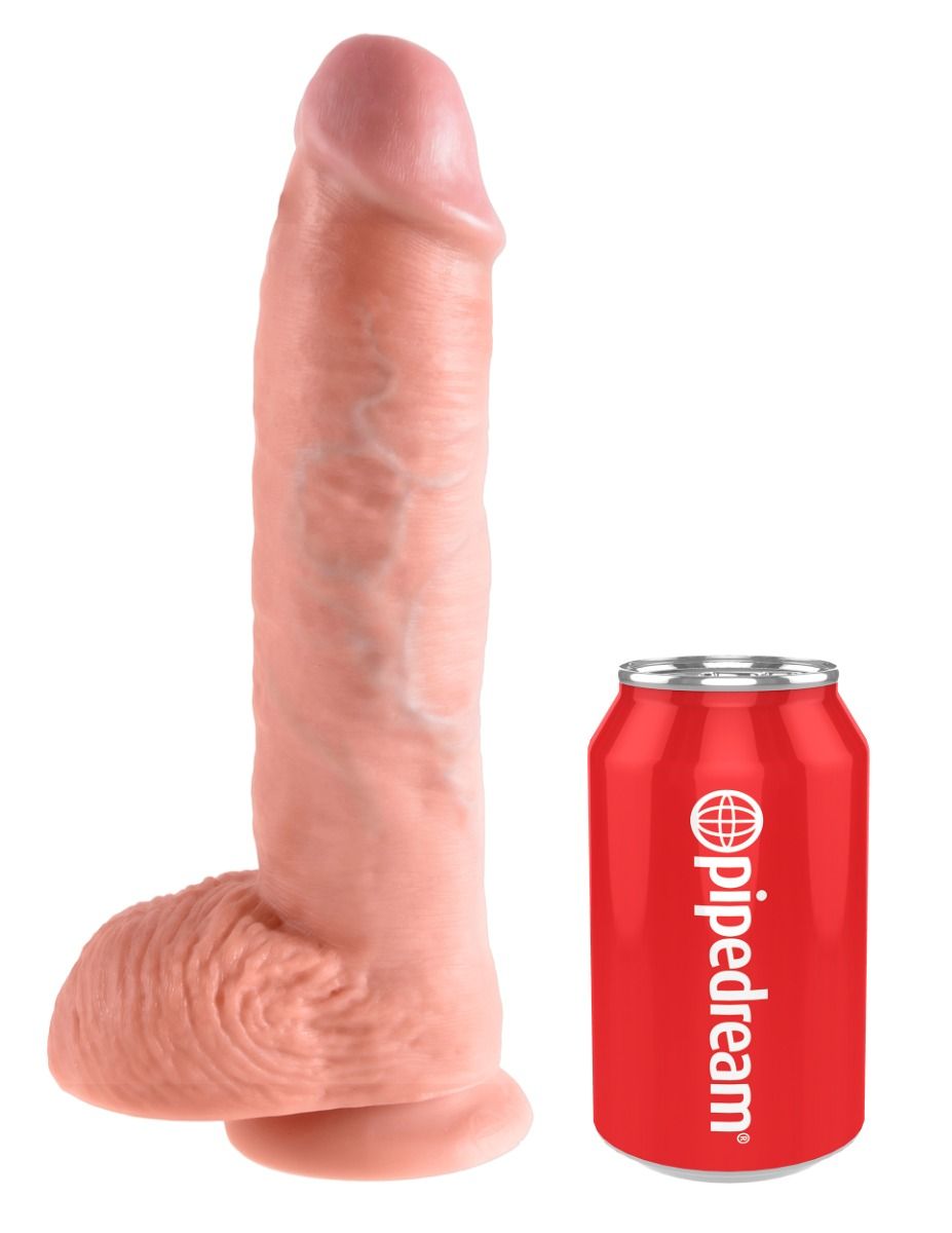 King Cock 10" Cock with Balls
