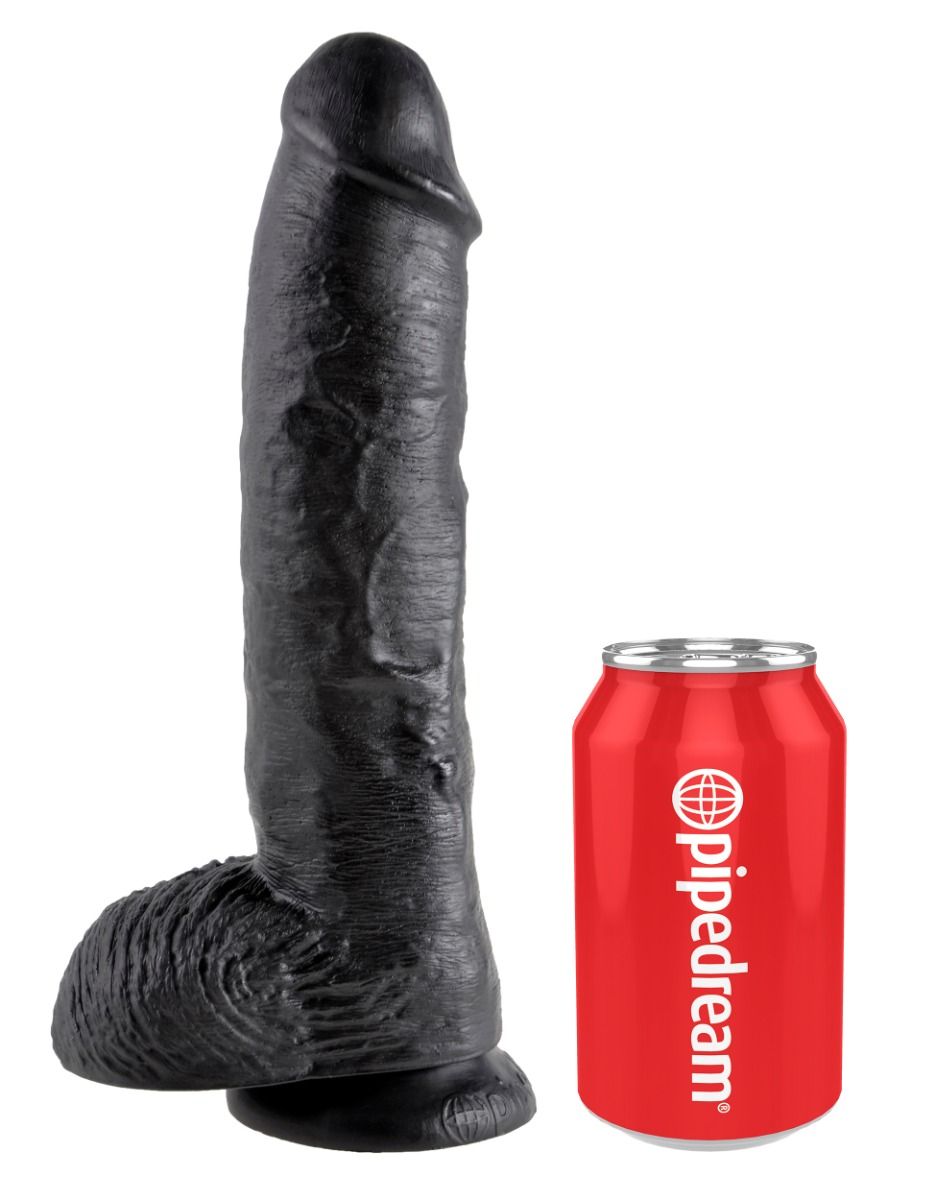King Cock 10" Cock with Balls