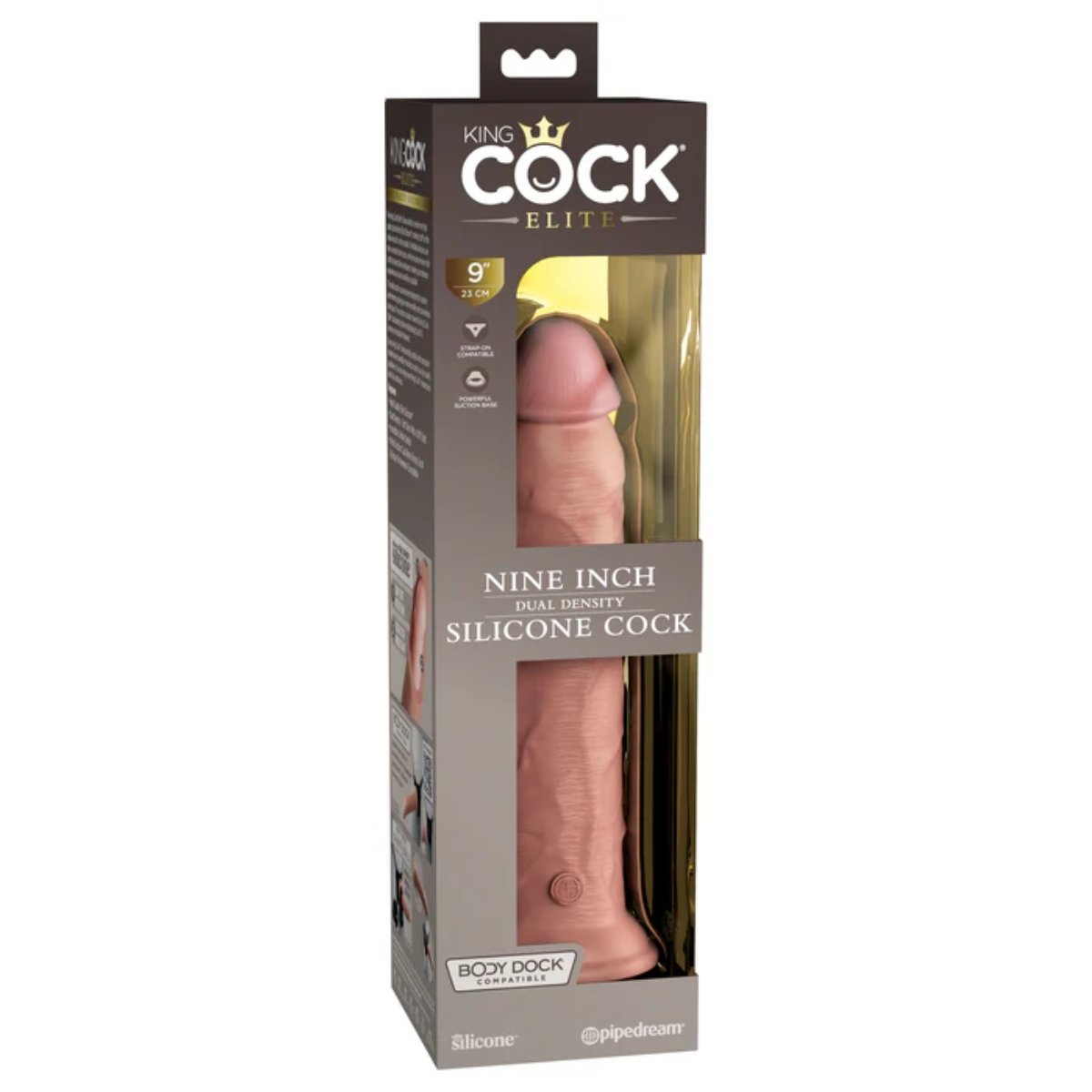 Dual-Density Silicone Dildo – Lifelike Feel & Suction Cup