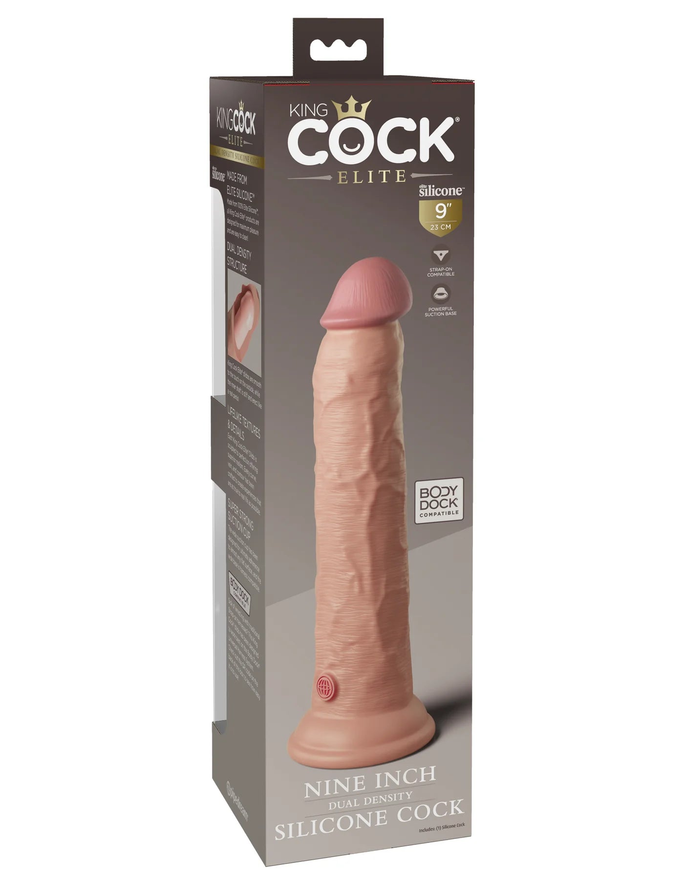Dual-Density Silicone Dildo – Lifelike Feel & Suction Cup