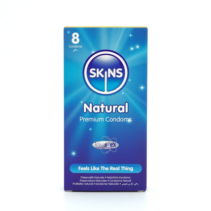 Skins Natural Premium Condoms 8-Pack